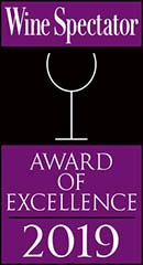 wine spectator 2019 restaurant award of excellence winner
