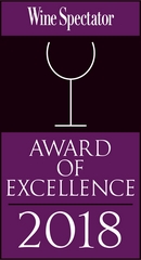 Wine Spectator 2018 Restaurant Award of Excellence Winner
