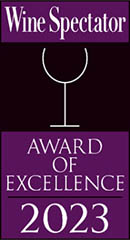 wine spectator 2023 restaurant award of excellence winner