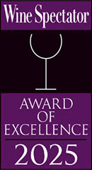 wine spectator 2025 restaurant award of excellence winner